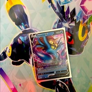 Omastar V Silver Tempest Pokémon Card